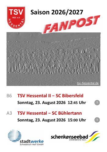 Titelseite Fanpost vom 23.08.2026