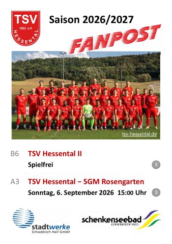 Titelseite Fanpost vom 06.09.2026