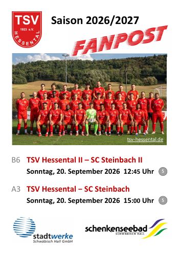 Titelseite Fanpost vom 20.09.2026