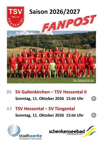 Titelseite Fanpost vom 11.10.2026