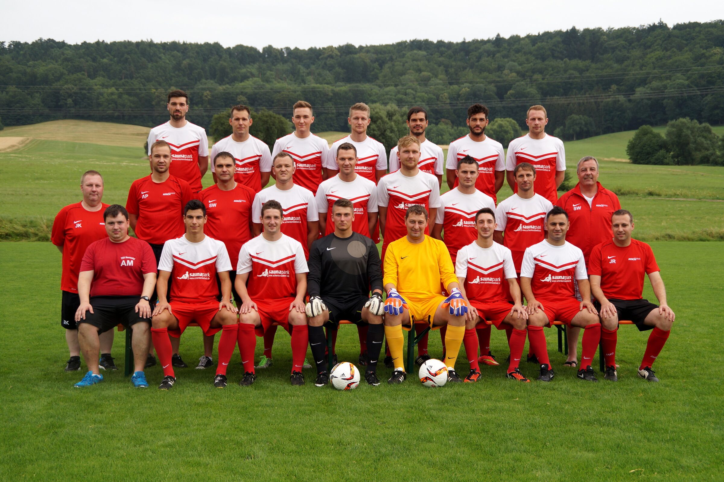 Mannschaftsfoto der 1. Mannschaft 2015/16