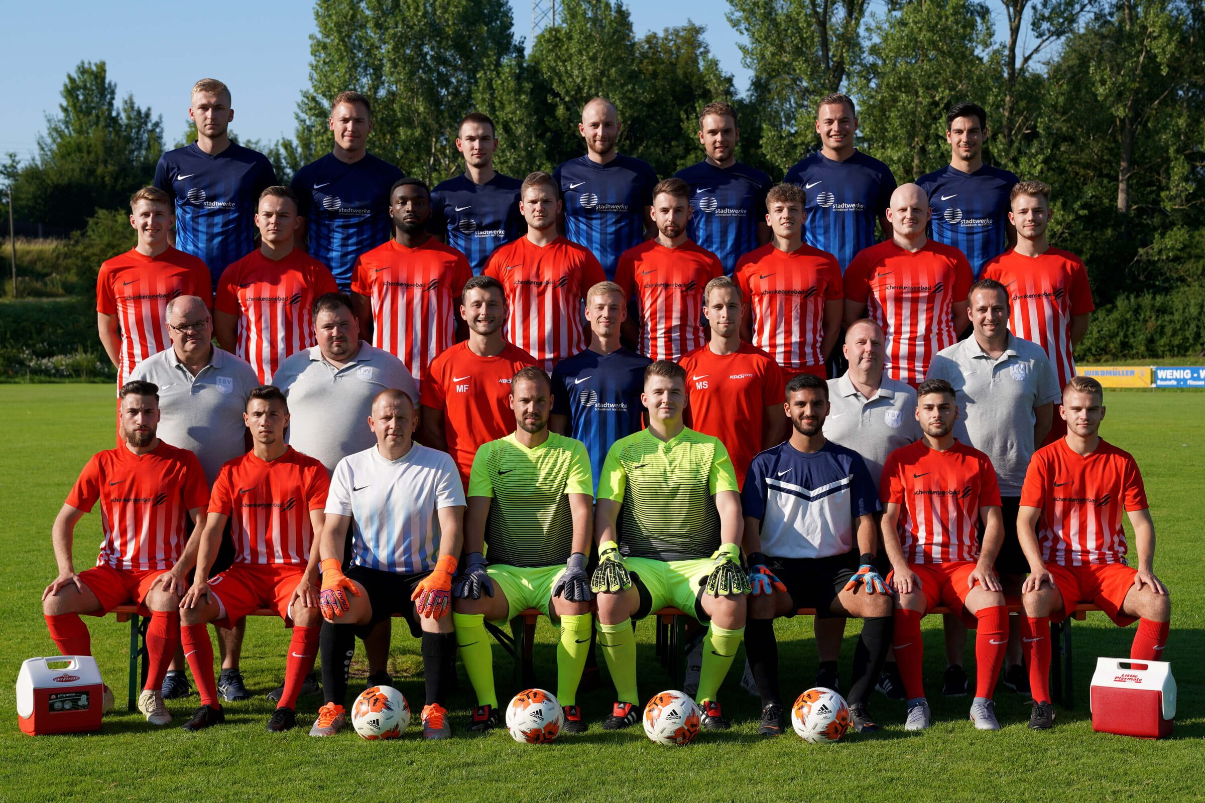 Mannschaftsfoto der aktiven Mannschaften 2019/20