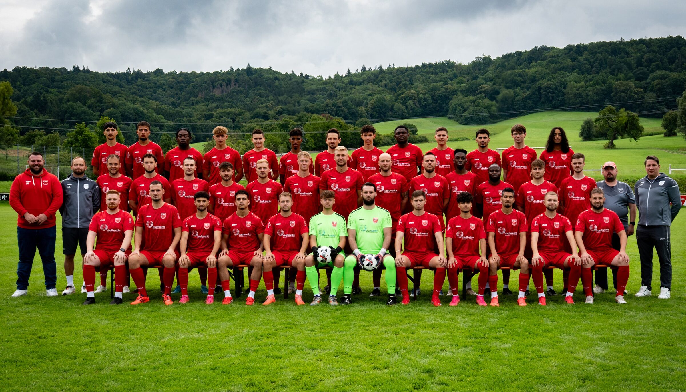 Mannschaftsfoto der 1. und 2. Mannschaft 2025/26