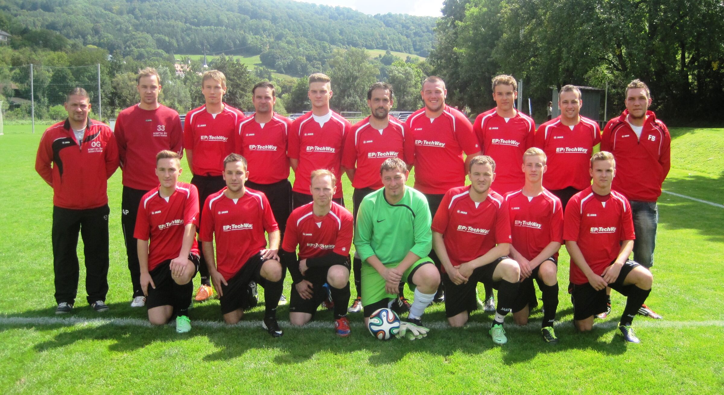 Mannschaftsfoto der 2. Mannschaft 2014/15