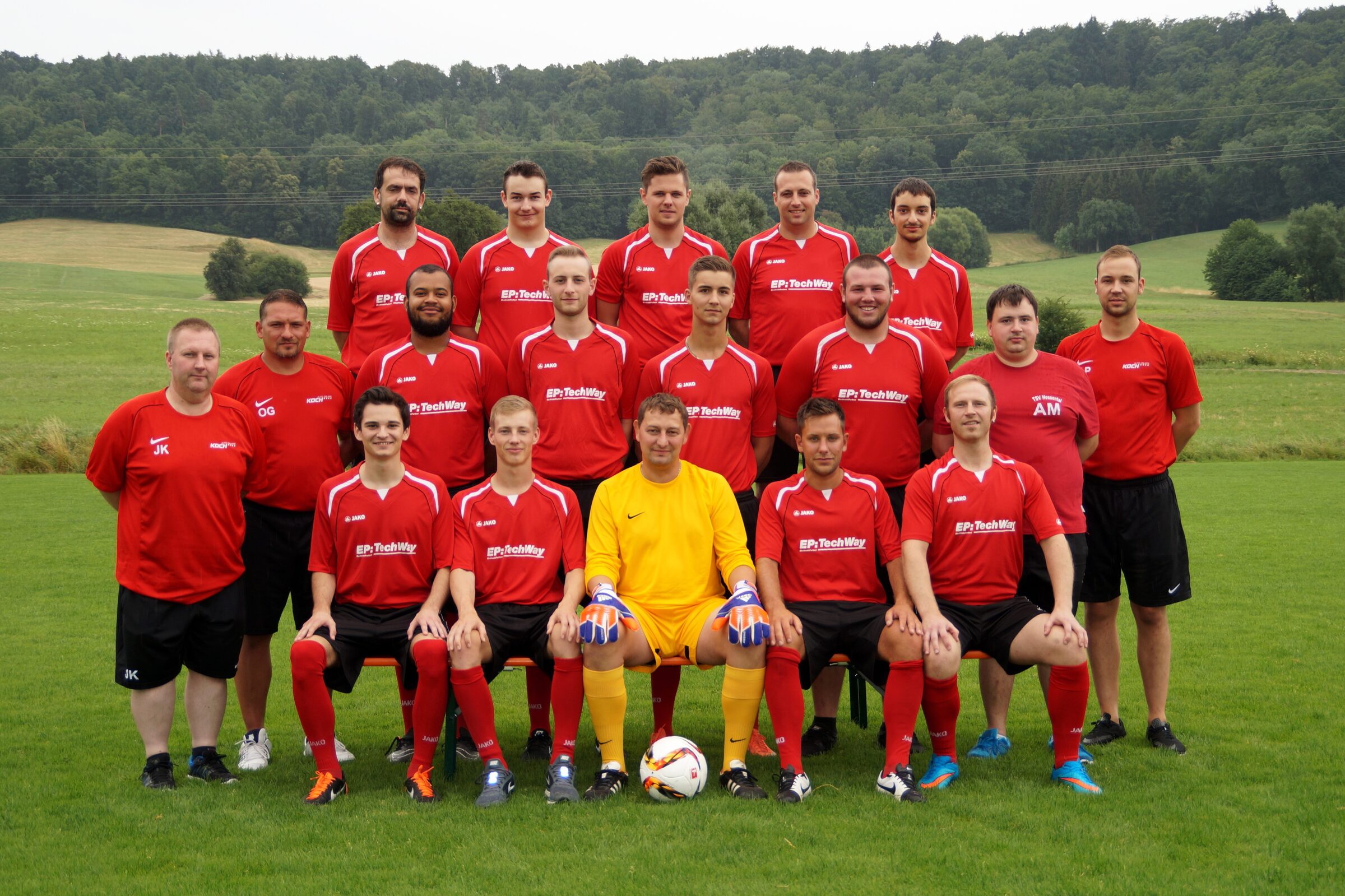 Mannschaftsfoto der 2. Mannschaft 2015/16