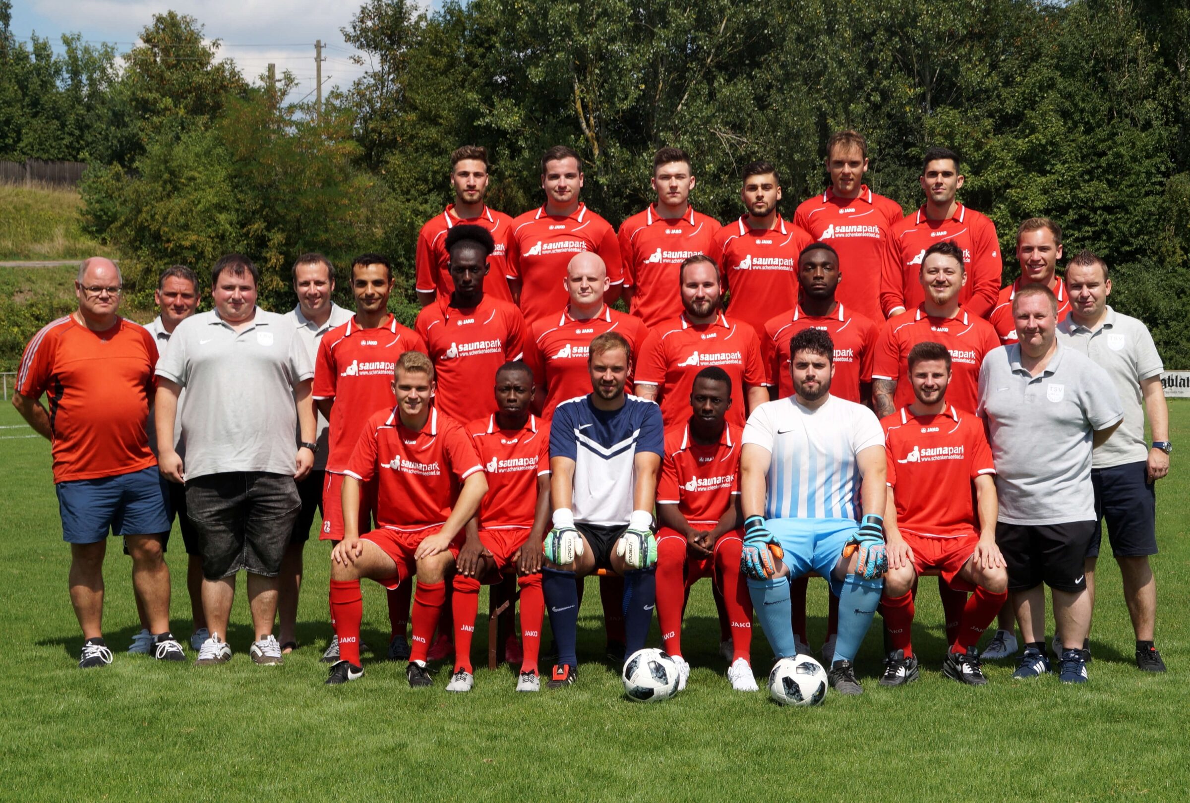 Mannschaftsfoto der 2. Mannschaft 2018/19