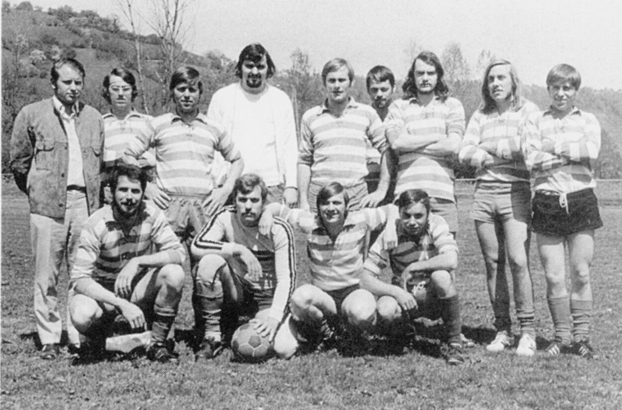 2. Mannschaft Gaschler, Weißbarth, Baumann W., Stapf, Kantlehner, Baumann K., Wohlmuth, Hornung, Otterbach, Bonz, Walter B., Kranz, Fuchs