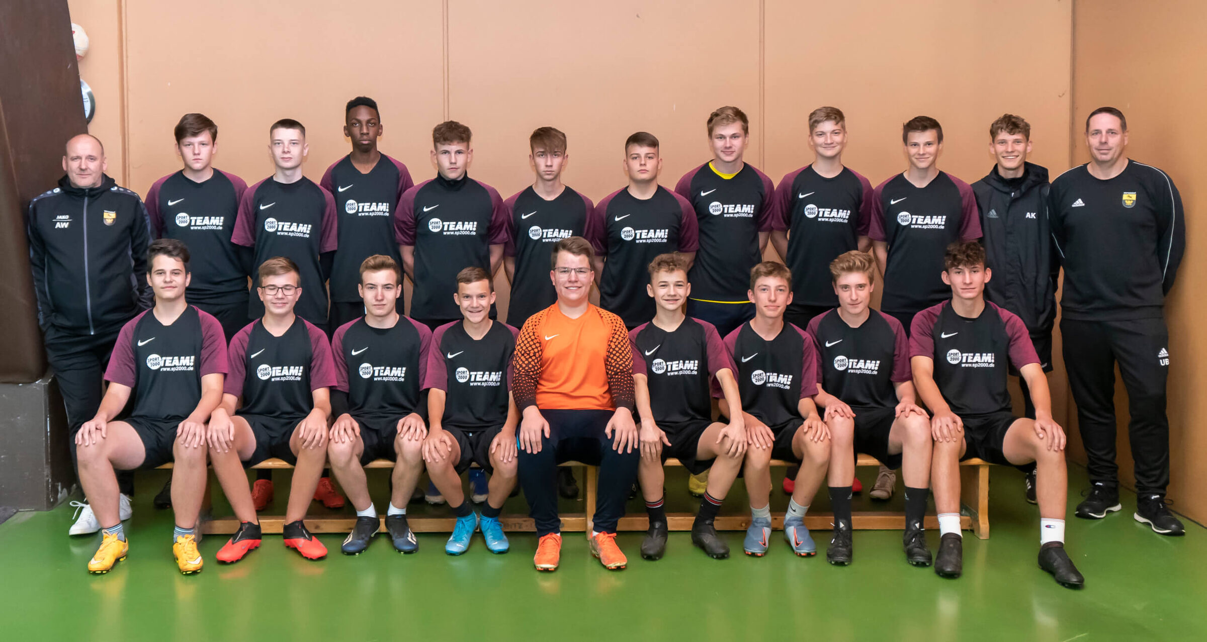 Mannschaftsfoto der B-Junioren 2020/21