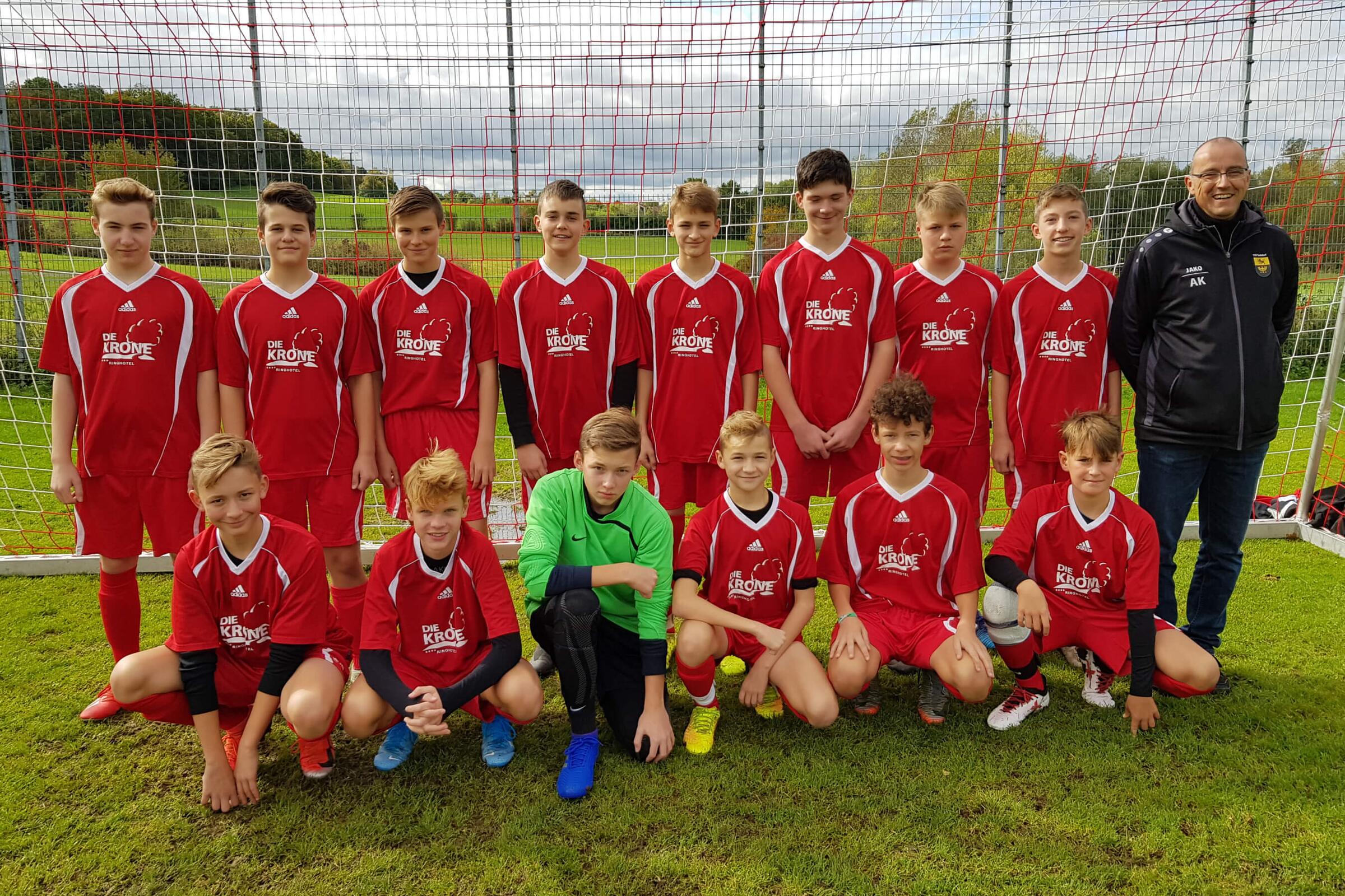 Mannschaftsfoto der C-Junioren 2019/20