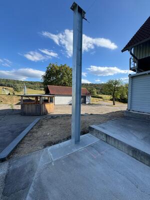 Bau der Terrassenüberdachung – Bild 10