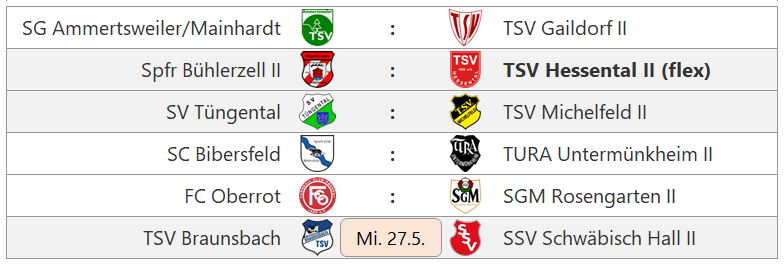 Zur Vollansicht klicke auf das Bild. Spieltag Kreisliga B6