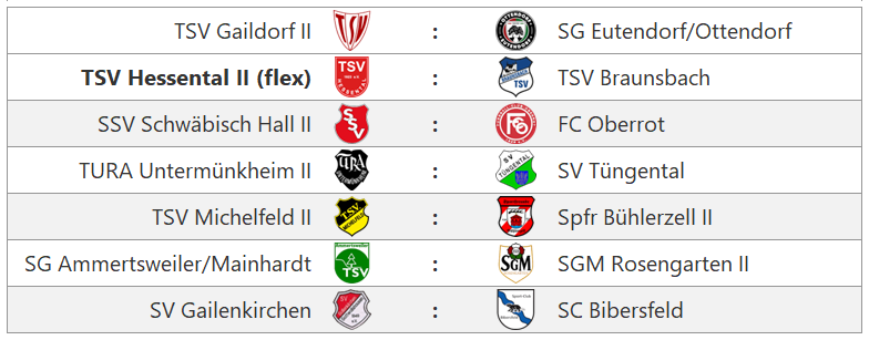 Zur Vollansicht klicke auf das Bild. Spieltag Kreisliga B6