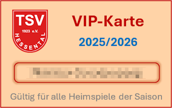 VIP-Karte Saison 2025/2026